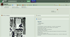 Desktop Screenshot of migvelio.deviantart.com