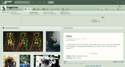 Desktop Screenshot of froggiechan.deviantart.com