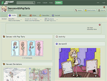 Tablet Screenshot of danceswithpoptarts.deviantart.com