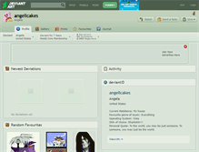 Tablet Screenshot of angelicakes.deviantart.com