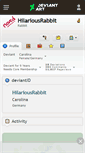 Mobile Screenshot of hilariousrabbit.deviantart.com