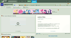 Desktop Screenshot of angedusommeil.deviantart.com
