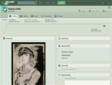 Tablet Screenshot of mona-chan.deviantart.com