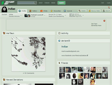 Tablet Screenshot of indiae.deviantart.com