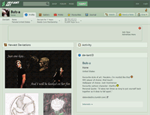 Tablet Screenshot of buis-a.deviantart.com