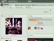 Tablet Screenshot of darksaif.deviantart.com