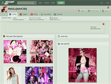 Tablet Screenshot of malulujaancabj.deviantart.com