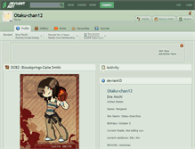 Tablet Screenshot of otaku-chan12.deviantart.com
