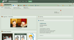 Desktop Screenshot of ladyseneres.deviantart.com