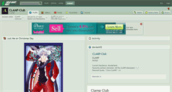 Desktop Screenshot of clamp-club.deviantart.com