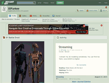 Tablet Screenshot of 3dfunkee.deviantart.com