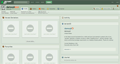 Desktop Screenshot of damoujd.deviantart.com