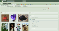 Desktop Screenshot of medieval-squirrel.deviantart.com