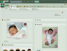 Tablet Screenshot of dcriii.deviantart.com