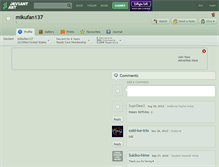 Tablet Screenshot of mikufan137.deviantart.com