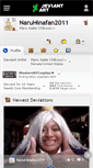 Mobile Screenshot of naruhinafan2011.deviantart.com
