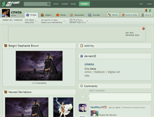 Tablet Screenshot of cmeza.deviantart.com