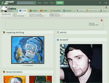 Tablet Screenshot of lhabya.deviantart.com