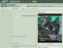 Tablet Screenshot of catzzzclub.deviantart.com
