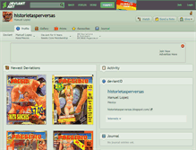 Tablet Screenshot of historietasperversas.deviantart.com