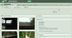 Desktop Screenshot of iamthellama.deviantart.com