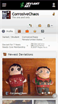 Mobile Screenshot of corrosivechaos.deviantart.com