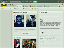 Tablet Screenshot of batcrafts.deviantart.com