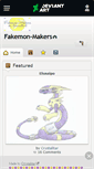 Mobile Screenshot of fakemon-makers.deviantart.com
