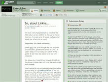 Tablet Screenshot of link-club.deviantart.com