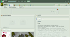 Desktop Screenshot of fatalist.deviantart.com
