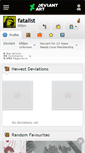 Mobile Screenshot of fatalist.deviantart.com