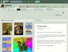 Tablet Screenshot of jinkies36.deviantart.com