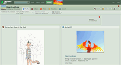 Desktop Screenshot of heart-wolves.deviantart.com