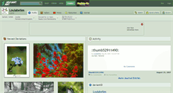 Desktop Screenshot of loulabelles.deviantart.com