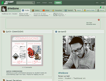 Tablet Screenshot of driedzone.deviantart.com