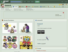 Tablet Screenshot of kouno-b.deviantart.com