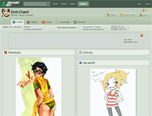 Tablet Screenshot of emii-chanii.deviantart.com