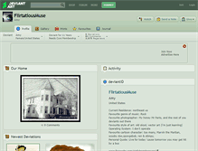 Tablet Screenshot of flirtatiousmuse.deviantart.com