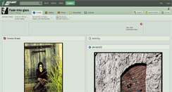Desktop Screenshot of fade-into-glass.deviantart.com