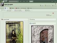 Tablet Screenshot of fade-into-glass.deviantart.com