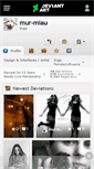 Mobile Screenshot of mur-miau.deviantart.com