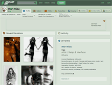 Tablet Screenshot of mur-miau.deviantart.com