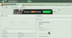 Desktop Screenshot of kneesocksrapefaceplz.deviantart.com