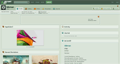 Desktop Screenshot of idleman.deviantart.com