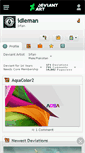 Mobile Screenshot of idleman.deviantart.com