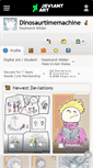 Mobile Screenshot of dinosaurtimemachine.deviantart.com
