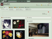 Tablet Screenshot of dance0927.deviantart.com