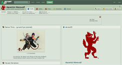 Desktop Screenshot of maverick-werewolf.deviantart.com