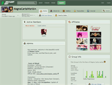 Tablet Screenshot of magnacartaworld.deviantart.com