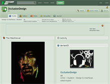 Tablet Screenshot of occlusiondesign.deviantart.com